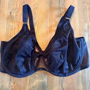 Elomi black underwire bra 40J